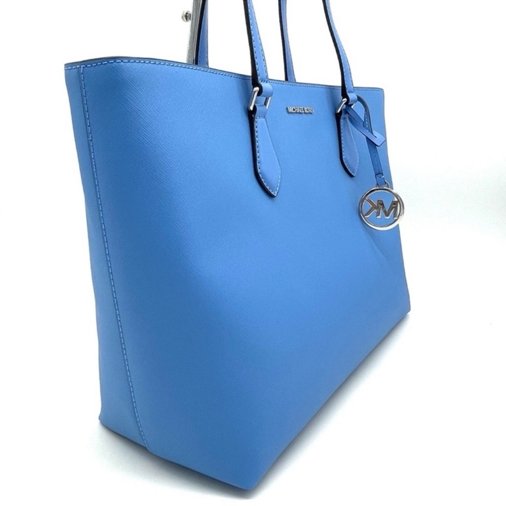 Michael Kors Bag Large Sheila Mf Tote Bag South Pacific Blue - Picture 7 of 13